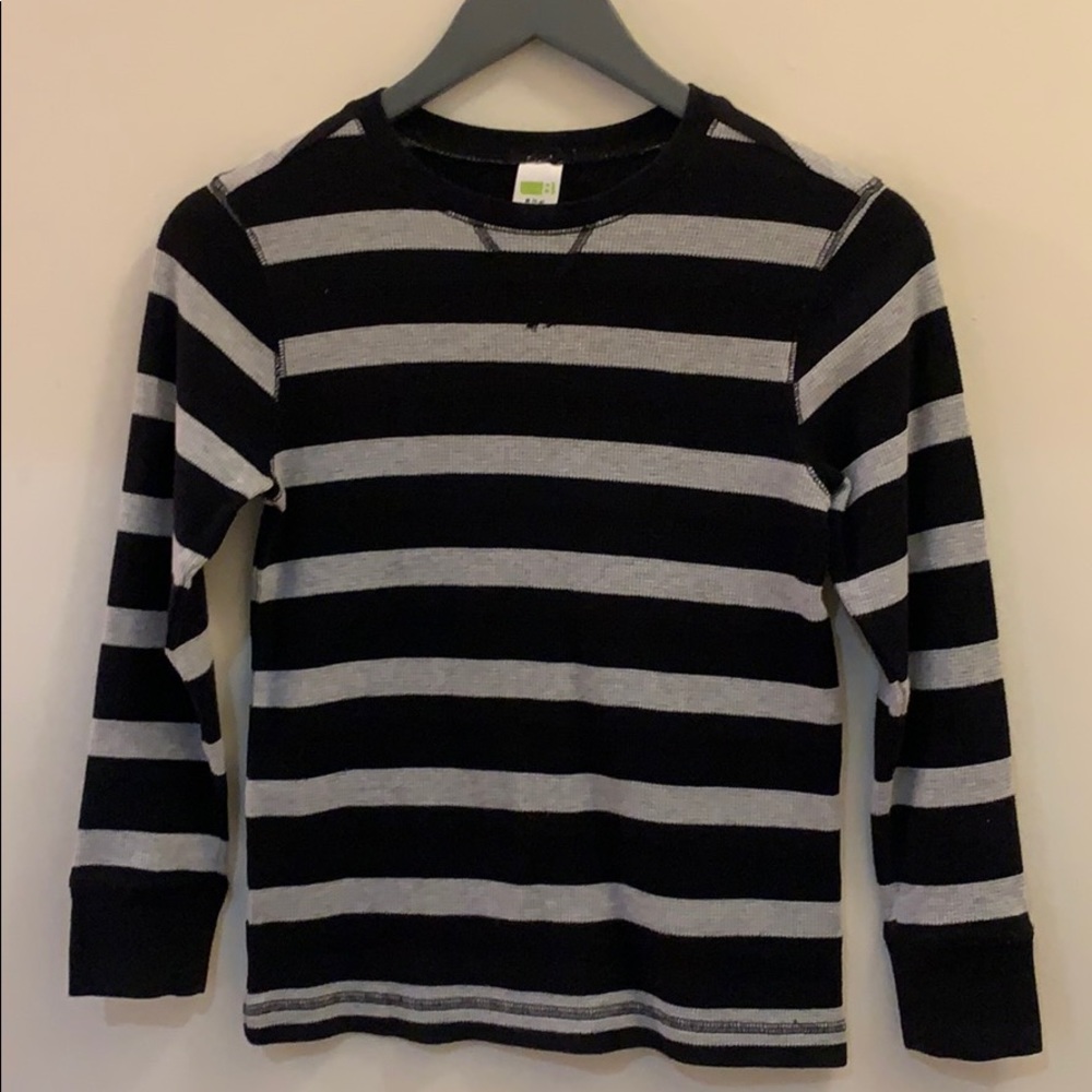 Crazy 8 Black and Grey Long  Sleeves